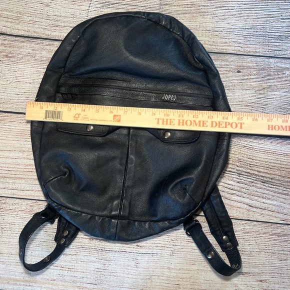 Black Leather Backpack main image 10